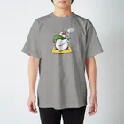 ふろしき文鳥のお店の一息いれるふろしき文鳥 スタンダードTシャツ