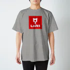 9LIVES 猫たちの王国の9LIIVES logo red Regular Fit T-Shirt