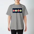 のりものドット絵Tシャツのリンゴ4個 Regular Fit T-Shirt