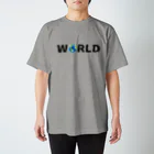 Ａ’ｚｗｏｒｋＳのWORLD(英字＋１シリーズ) スタンダードTシャツ