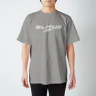 エリータスバスケットボールのElitus Logo-White Regular Fit T-Shirt