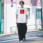9LIVES 猫たちの王国の9LIIVES logo red Regular Fit T-Shirt