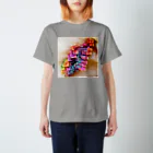 ikemonmonのカラフルビスマス Regular Fit T-Shirt