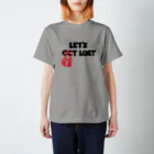 R.MuttのLet's Get Lost スタンダードTシャツ