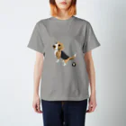 Beagle_BabyのBeagle_Baby/おねだりビーグル（イラスト） Regular Fit T-Shirt