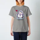 ゆきだるまころころのゆきだるまが大好き＊黒 Regular Fit T-Shirt