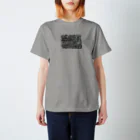 CHI(CHILD ZONE) の宇宙UFO都市 ミックスグレー Regular Fit T-Shirt