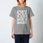 atLie-annoの宝石の硬度表 Regular Fit T-Shirt