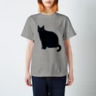 喫茶こぐまやの不機嫌な黒猫 スタンダードTシャツ