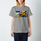 ユカイ工学のQoobo HUSKY GRAY スタンダードTシャツ