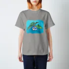 麻雀カッコイイシリーズの卍槓に生える植物 Regular Fit T-Shirt