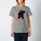 くーまんの部屋🐻のGOGO黒熊ナイスバルク！！ スタンダードTシャツ