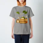 花日和 畳の桶湯の蛙 Regular Fit T-Shirt