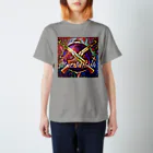 MAZZLEFLASHのマズフラのアレ　クロスＡＫＭ スタンダードTシャツ