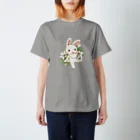 うさゴヤショップのゆりとうさぎ スタンダードTシャツ