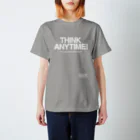 pda gallop official goodsのTHINK ANY TIME! WHITE スタンダードTシャツ
