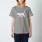 TOSAKARESPECTの歩き猫　白猫　シンプル Regular Fit T-Shirt