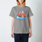 わくわく珍獣パークの夏のスイカねずみT1 Regular Fit T-Shirt