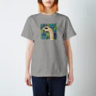 ぐら(GURA)ののびーるオオカミ Regular Fit T-Shirt