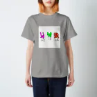 さいきょうのどうぶつえんのうさぎとくまといぬがTシャツ スタンダードTシャツ