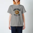 メシテロタイプ（飯テロTシャツブランド）のミックスピザ（ビンテージ風） スタンダードTシャツ