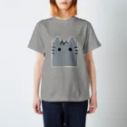 しましまねこ屋のさばねこ角形（顔Ver.） スタンダードTシャツ