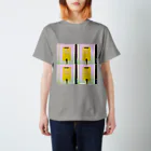 アルミニウムのよるのポスト(yellow) スタンダードTシャツ