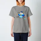 ちゃーりんと愉快なインコ達のマダムちゃーりん スタンダードTシャツ