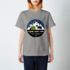 Kazunari0420のCamp  with Dog (Border collie) Regular Fit T-Shirt