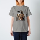 PoccaBocca–すかまるのおみせ–の牛ピラミッド Regular Fit T-Shirt