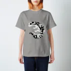 箱庭金魚❀暁姫の桜トライバル ニシアフリカトカゲモドキ透過 Regular Fit T-Shirt