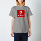 9LIVES 猫たちの王国の9LIIVES logo red Regular Fit T-Shirt