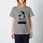 みみはんこ/消しゴムはんこのAdélie Penguin (+logo B) Regular Fit T-Shirt