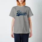 TROPiCALViBESのbitcoin #2 navy font Regular Fit T-Shirt