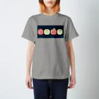 のりものドット絵Tシャツのリンゴ4個 Regular Fit T-Shirt