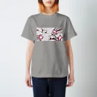 和歌の桜色のマンタ Regular Fit T-Shirt