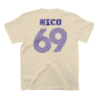 NicoRock 2569のNICO69 スタンダードTシャツの裏面