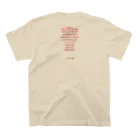 Cafe Lounge & Library pratimākrrm cĥā -ゆるやかな彫刻-のリップ💋 リップ💋 スタンダードTシャツの裏面