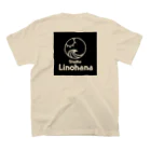 Studio LinohanaのLinohanaミニロゴ×ブラックロゴ スタンダードTシャツの裏面