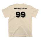 DOUBLE NINEの悠々自適 スタンダードTシャツの裏面