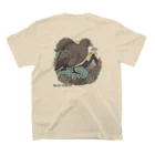aokitaの【BLUE NORTH】岩山の鳥 スタンダードTシャツの裏面