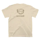 ひよこのもり工房の【復刻】ひよこめし（2010）茶色 スタンダードTシャツの裏面