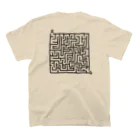 takopon_LINEの迷路 Regular Fit T-Shirtの裏面