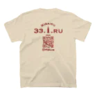 misairu ribbon♡の33.i.ru 宣伝 スタンダードTシャツの裏面