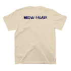 MEOW GALAXYのmy earth スタンダードTシャツの裏面