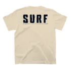 ハワイスタイルクラブの〔Back Print〕Just SURF スタンダードTシャツの裏面