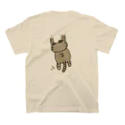 猫ズ。のぶらさがり猫（モンド） スタンダードTシャツの裏面