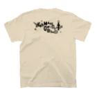 herbrecordzのYah Man Orchestra Band ロゴ スタンダードTシャツの裏面