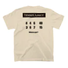 TENNIS JYUNKYの39.TENNIS JUNKY Which is you Tシャツ Regular Fit T-Shirtの裏面