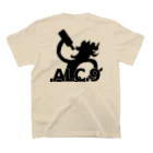 【ALC.9】alcohol nine -196℃のDontotto×Nikka スタンダードTシャツの裏面